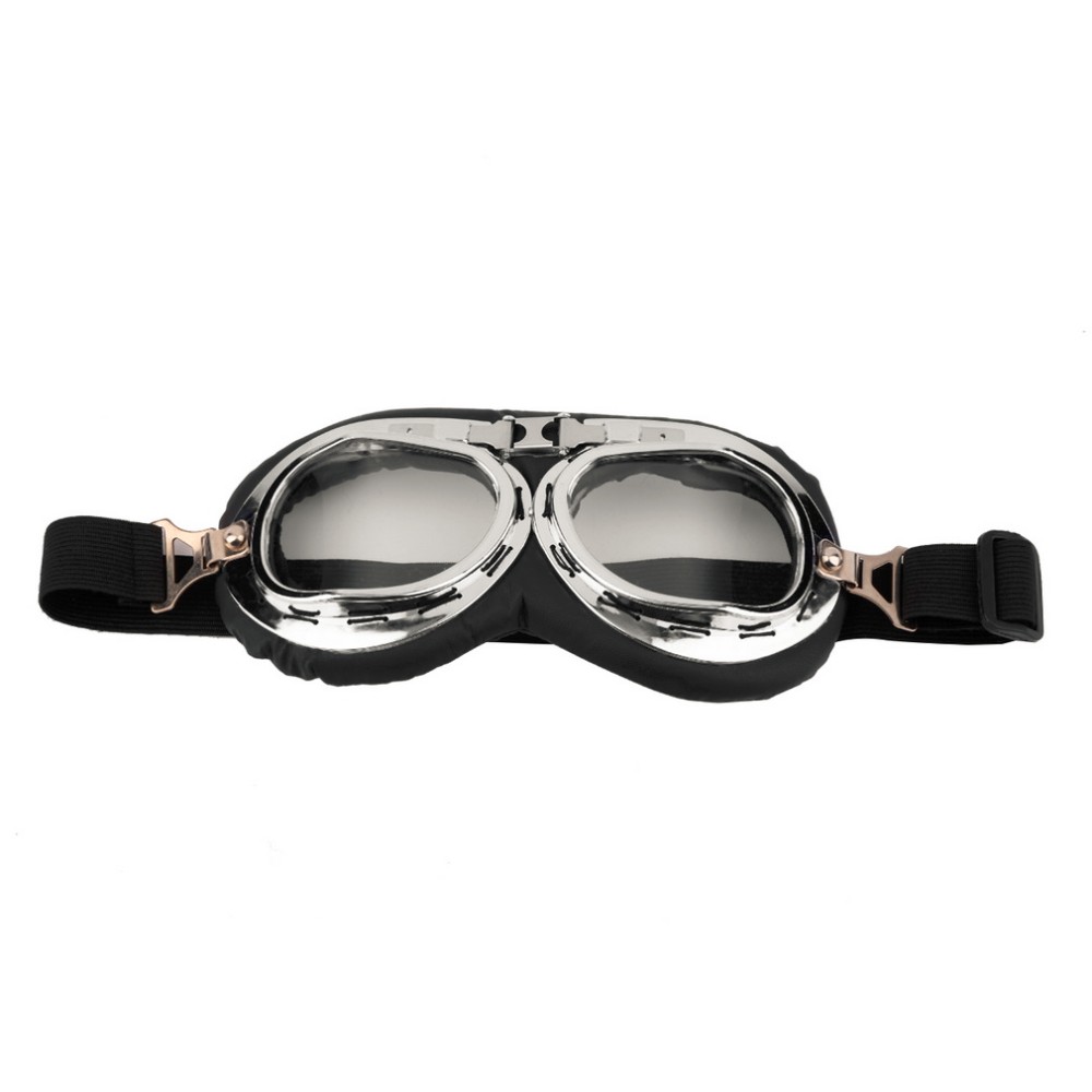 Anti-UV Vintage Motorcycle Goggles Pilot Biker Helmet Sunglasses Scooter Cruiser ATV Glasses Off-Road Motocross Racing Eyewear
