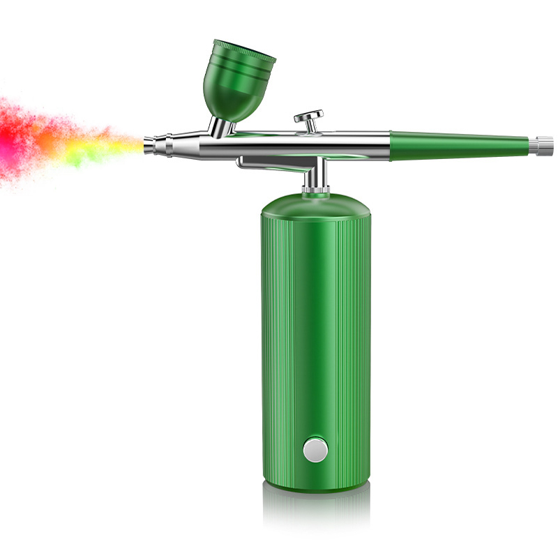 Mini Air Compressor Kit Air-Brush Paint Spray Gun Airbrush For Nail Art Tattoo Craft Cake Face Nano Fog Mist Sprayer
