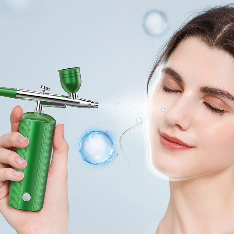 Mini Air Compressor Kit Air-Brush Paint Spray Gun Airbrush For Nail Art Tattoo Craft Cake Face Nano Fog Mist Sprayer