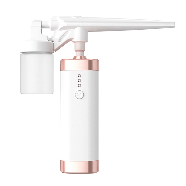 USB Air Compressor Kit Air-Brush Paint Spray Gun Airbrush 50ml Rechargeable Water Filling Nano Fog Mist Sprayer Beauty Tool