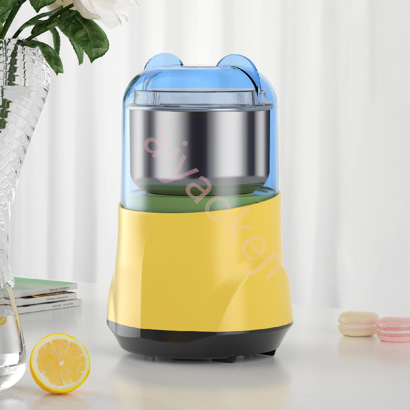Household Small Coffee Grinder Grain Nut Bean Spice Grinder Wheat Flour Grinding Machine Medicinal Materials Crusher