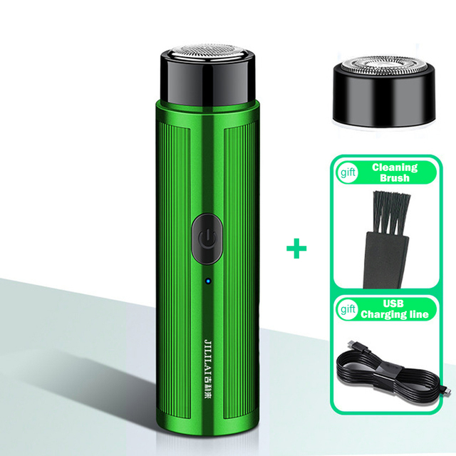 Men's Mini Electric Razor Shaver Hair Removal Beard Trimmer Shaving Machine Hair Remover USB Charging Portable Epilators