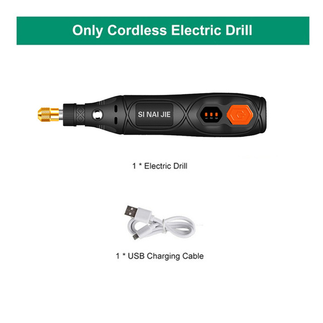 USB Cordless Rotary Tool Kit Woodworking Engraving Pen DIY For Jewelry Metal Glass Mini Wireless Drill