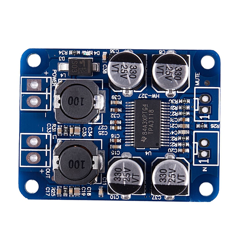 DC 8-26V TPA3118 PBTL Mono Digital Amplifier Board AMP Module With  VHM-314 Bluetooth 5.0 Mp3 Lossless Decoder Board