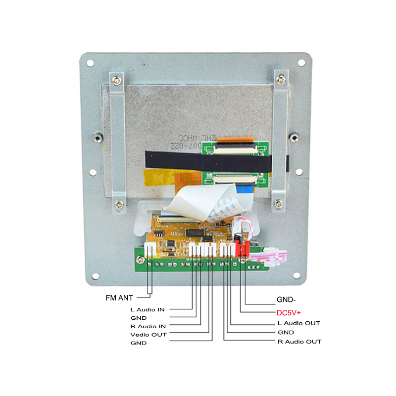 4.3Inch LCD Audio Video Decoder Board DTS Lossless Bluetooth Receiver MP4/MP5 Video APE/WMA/MP3 Decoding Support FM USB