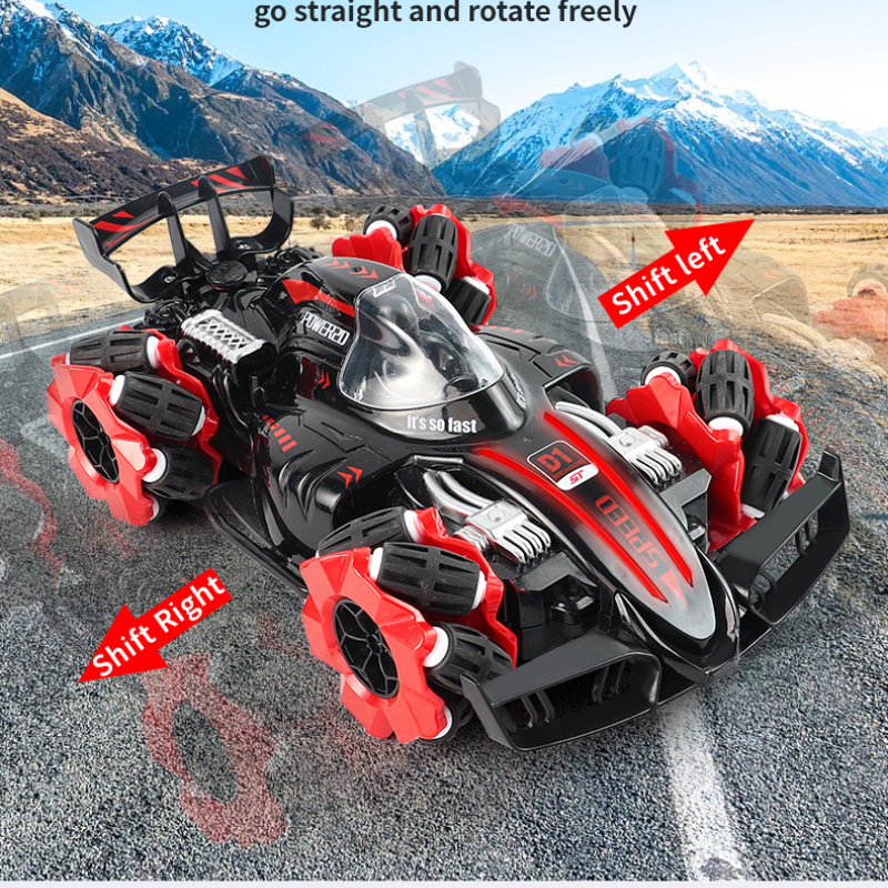 4WD Spray Drift Remote Control Car 360 Degrees Rotation Stunt High Speed RC Car Cross Country Climbing Light Music