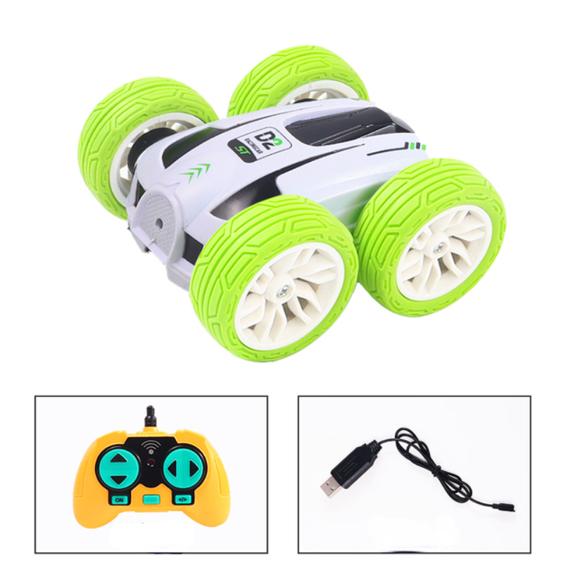 RC Crawler Car  Stunt Drift Buggy Double Sided Remote Control Electric Roll Mini High Speed 360 Degree Flip Kids Toy