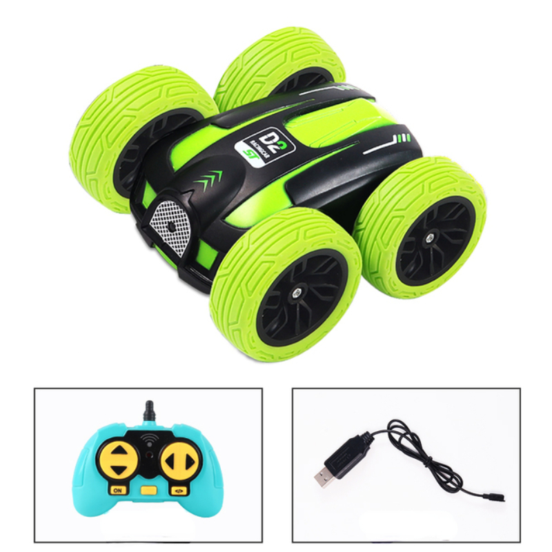 RC Crawler Car  Stunt Drift Buggy Double Sided Remote Control Electric Roll Mini High Speed 360 Degree Flip Kids Toy