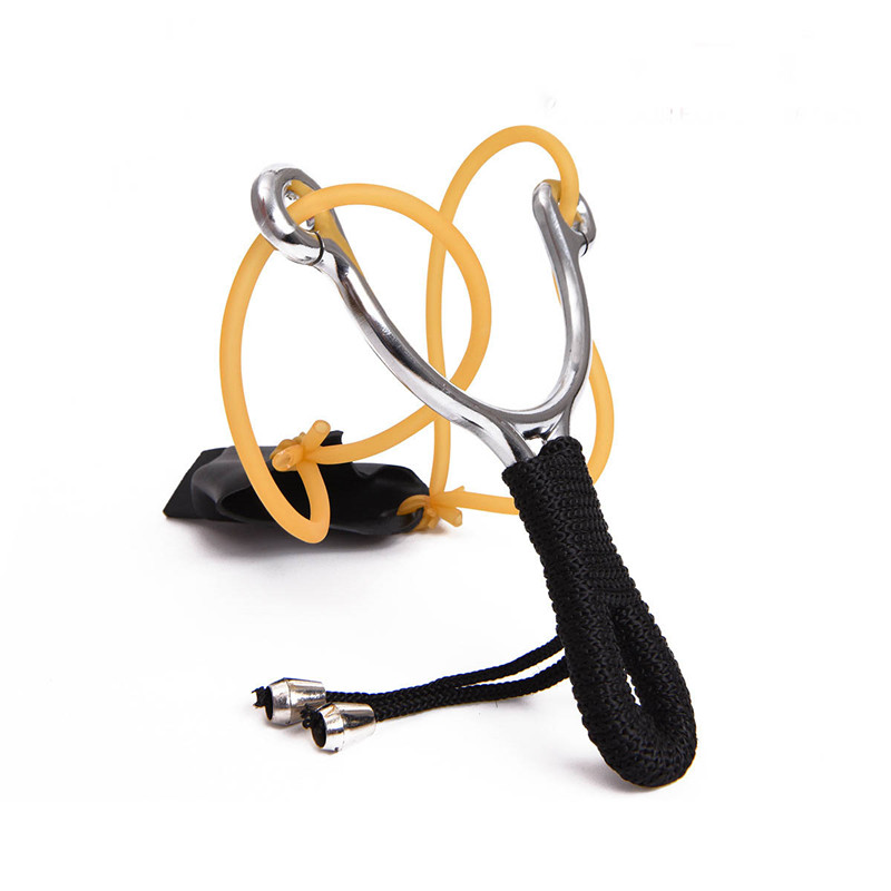 Fishing Slingshot hunting Stainless Steel fishing Fishing Bait Feeder Shooting Fishing Catapult Fishing Bait Thrower