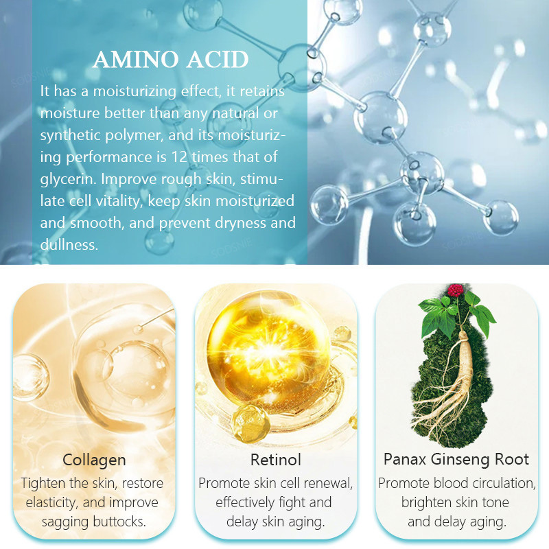 Effective Butt Hip Lift Up Cream Butt Enlarger Enhancement Cream Big Ass Massage Enlargement Oil Natural Buttock Lifting