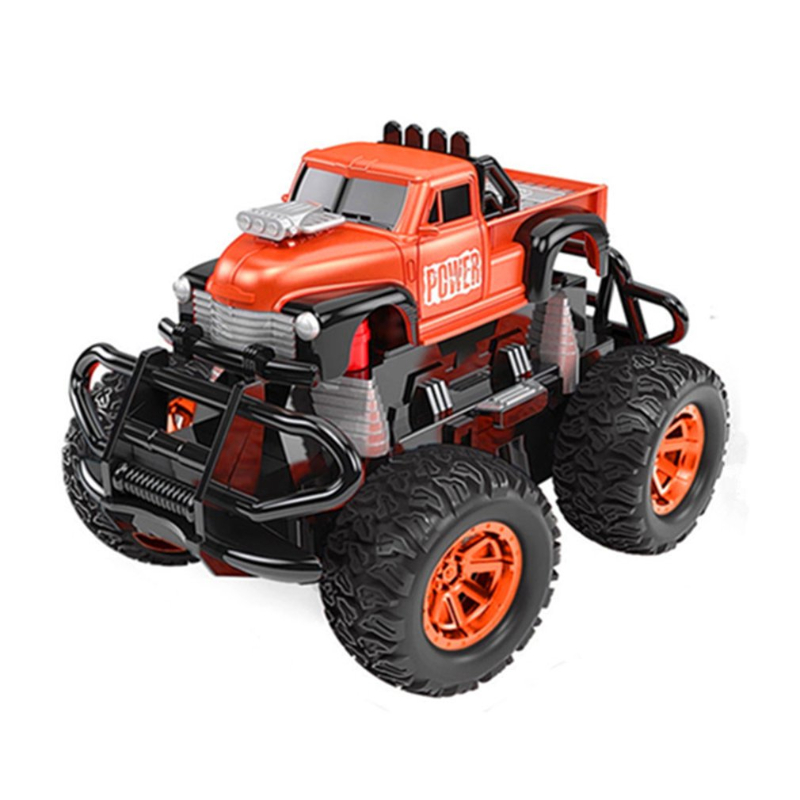 1:28 Mini RC Off-road Car Pull Back Model Electric All Terrain Climbing Truck Drift Super Speed Vehicle Toys For Children
