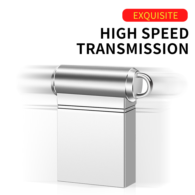 High Speed USB Flash Drive USB3.0 Fash Drive Super Mini Memory Stick U Disk cle usb Best Gift  Memory Stick Metal Pen Drive