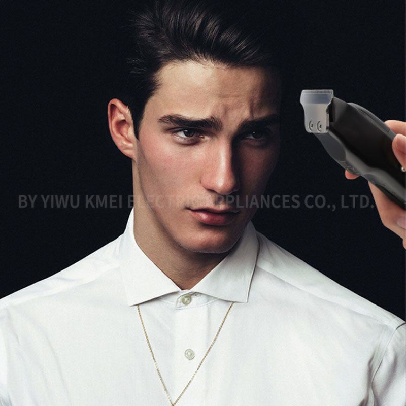 KM1945 LCD powerful barber shop hair trimmer for men electric beard trimmer rechargeable clipper hair cutting machine