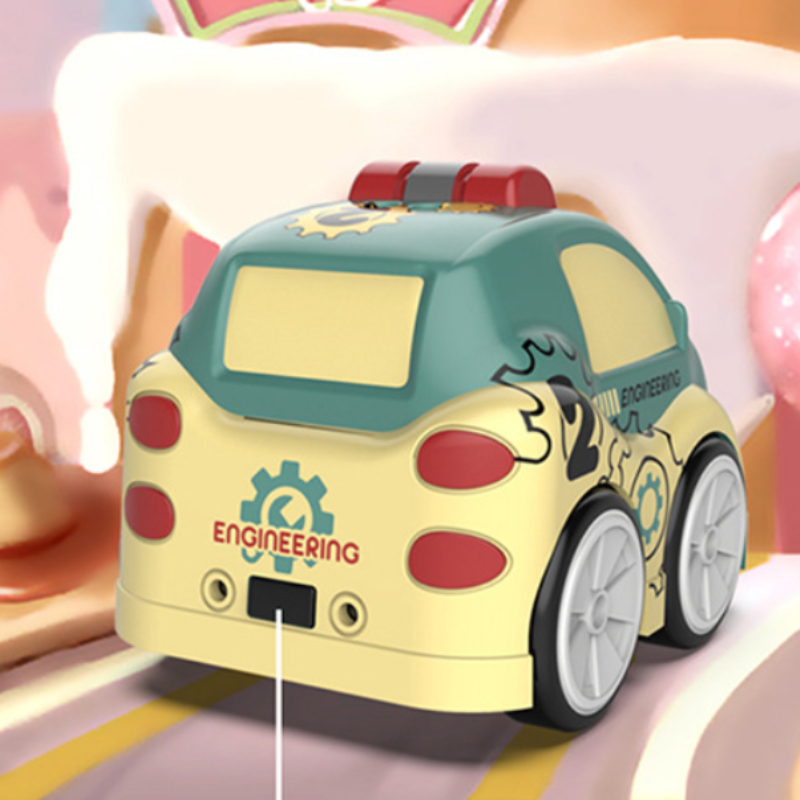 RC Intelligent Sensor Remote Control Cartoon Mini Car Radio Controlled Electric Cars Mode Smart Music Light Toys for Children