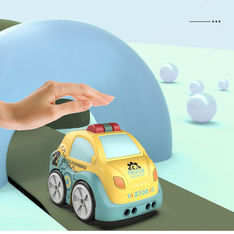 RC Intelligent Sensor Remote Control Cartoon Mini Car Radio Controlled Electric Cars Mode Smart Music Light Toys for Children
