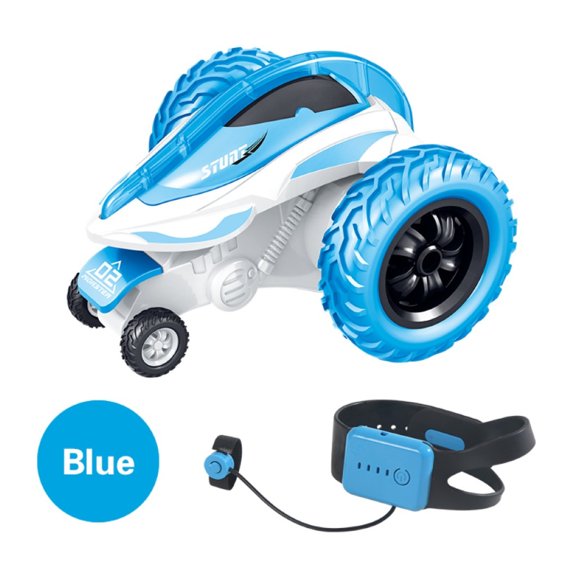Kids Watch Sensor Roll Flip Stunt RC Car 360 Degree Drift Robot Toy  Remote Control Toys