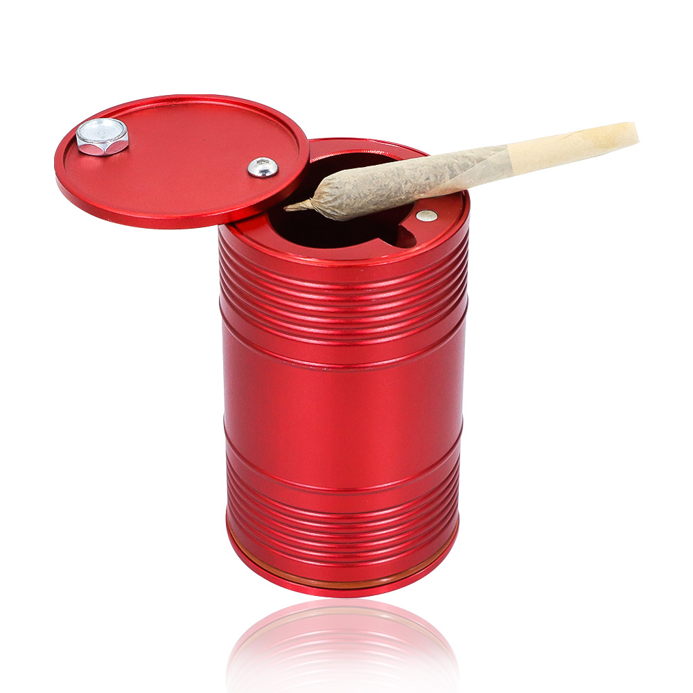 Portable Metal Car Ashtray Garbage Coin Storage Cup Container Cigar Ash Tray Car Styling Universal Size Ashtr