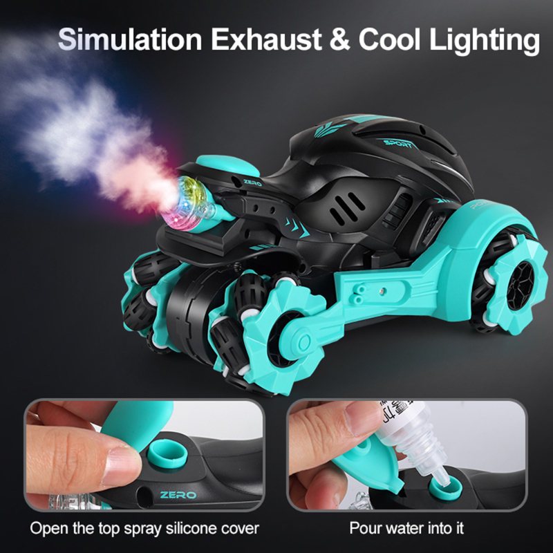 Remote Control Cars For Kids Drift Stunt Toy Car Simulation Spray