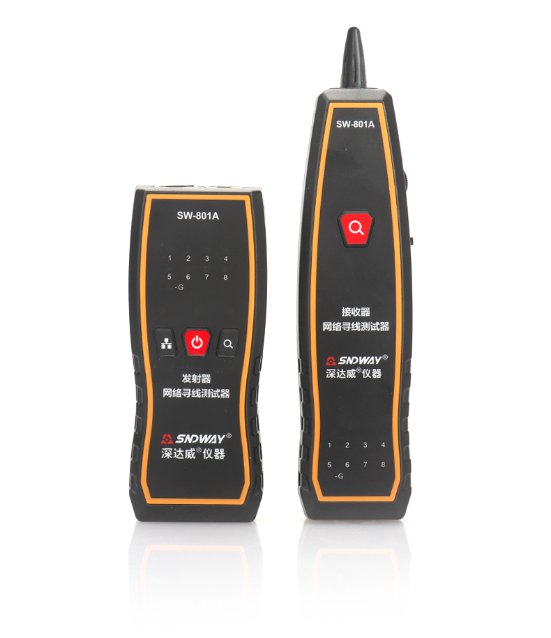 New Handheld Network Cable Tracker RJ45 Tester Lan Cable Finder RJ11 Locator Ethernet Wire Tracker Line Sequence Indicato