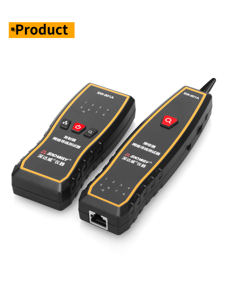 New Handheld Network Cable Tracker RJ45 Tester Lan Cable Finder RJ11 Locator Ethernet Wire Tracker Line Sequence Indicato