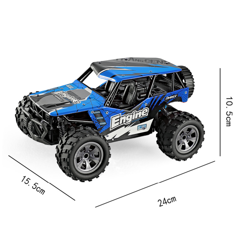 Speed RC Car 1/18 Scale All Terrains Off Road Crawler Truck Remote Control Electric Car Toys
