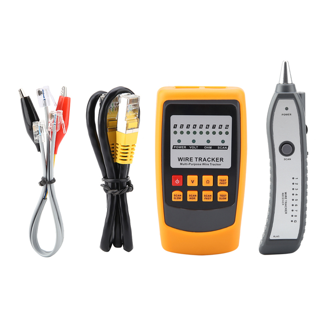 GM60 Handheld Rapid LAN Network Cable Tester Line Finder Wire Tracker Tool