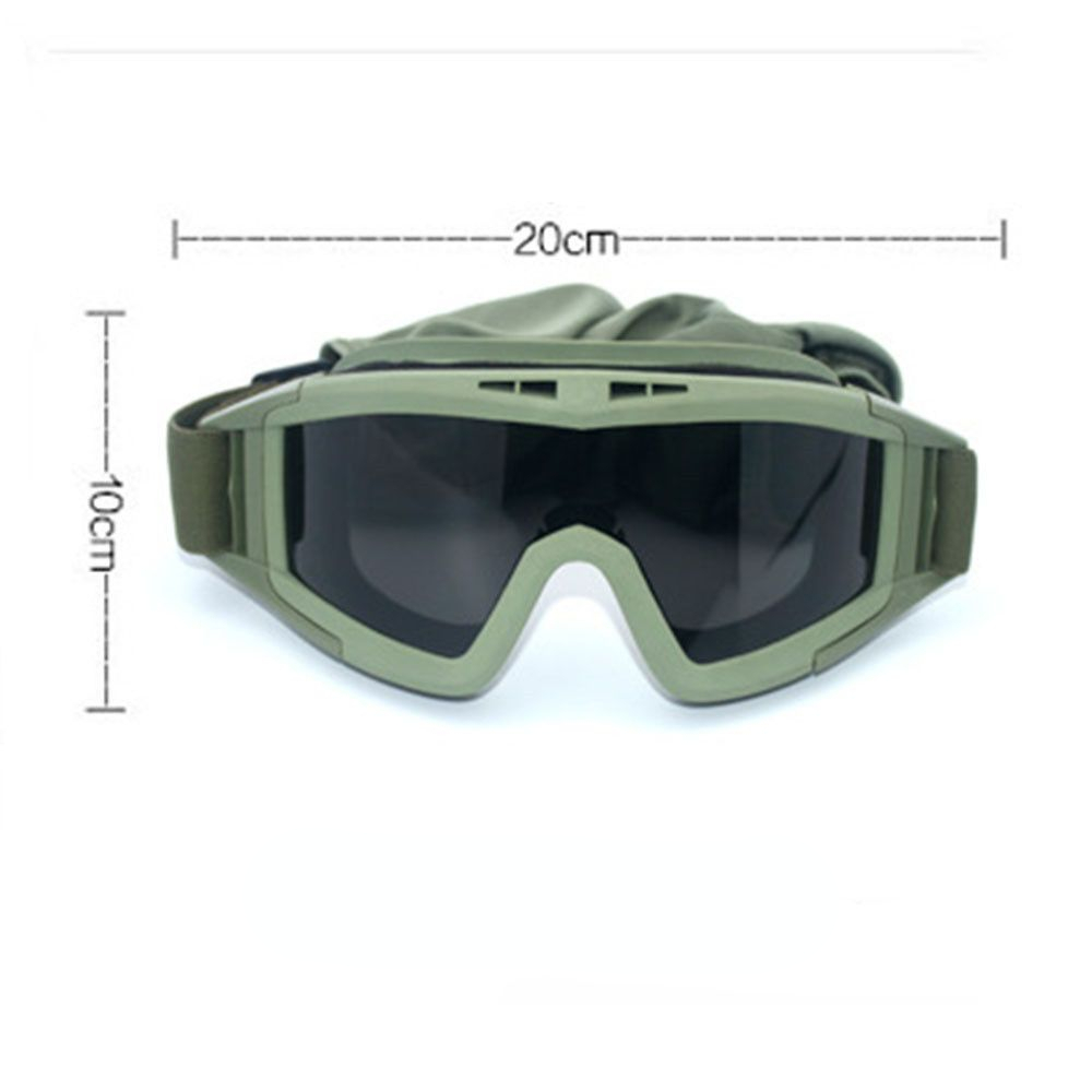 Windproof Army Motorcycle Wargame Glasses Military Shooting Sunglasses Tactical Goggles Equipment