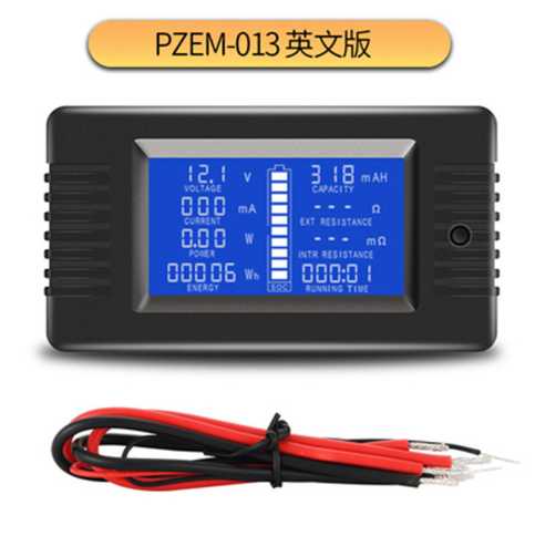 PZEM013 DC 0-200V 10A Voltmeter Ammeter Car Battery Tester Capacity resistance electricity Voltage Meter monitor 12v 24v 48v 96v