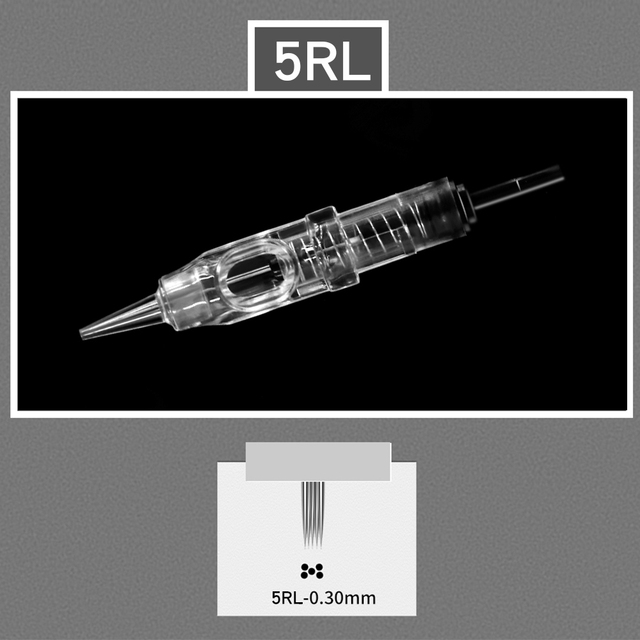 1Pc Disposable Sterilized Eyebrow Tattoo Needles 1R 3R 5R 3F 5F 7F Microblading Cartridge Needles for Permanent Makeup Pen