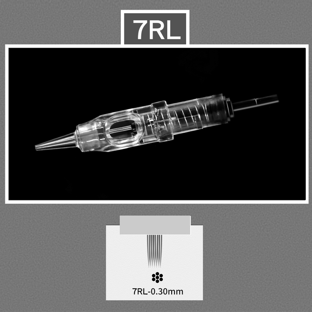 1Pc Disposable Sterilized Eyebrow Tattoo Needles 1R 3R 5R 3F 5F 7F Microblading Cartridge Needles for Permanent Makeup Pen