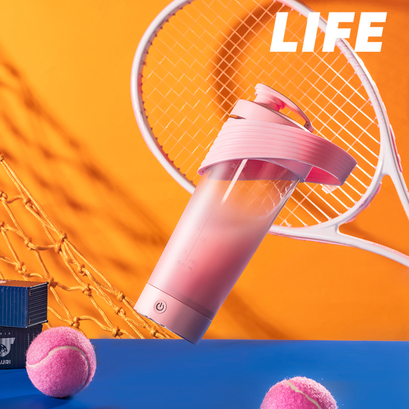 800ML Max Electric Protein Shaker Bottles Coffee Juice Mixer Cup Automatic Shaker Cup USB Rechargeable Blender Cups Portable