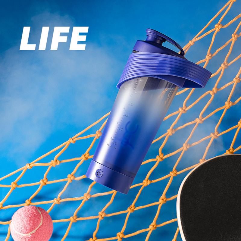 800ML Max Electric Protein Shaker Bottles Coffee Juice Mixer Cup Automatic Shaker Cup USB Rechargeable Blender Cups Portable