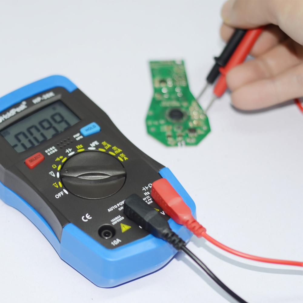 HP-33D (RU warehouse ) Manual Multimeter DC/AC Voltage Current Resistance Diode hFE Battery Test Data Hold Tester