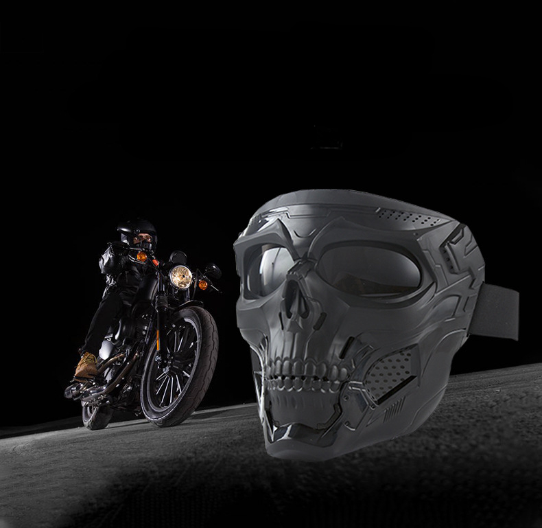 UV Protection Motorcycle Full Face Helmet Goggles Windproof Skull Mask Ski Mask Motorcycle Riding Glasses Moto Eyewear