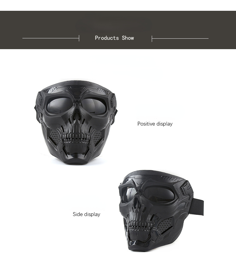 UV Protection Motorcycle Full Face Helmet Goggles Windproof Skull Mask Ski Mask Motorcycle Riding Glasses Moto Eyewear