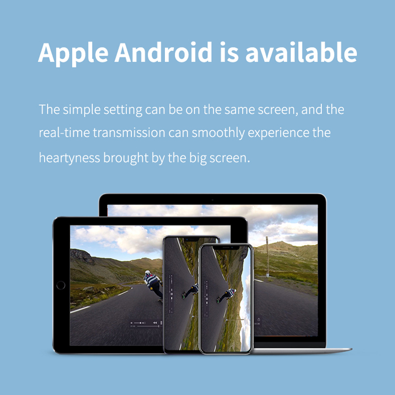 VGA HDMI-compatible Adapter TV Stick Wireless WiFi Display Dongle Screen Mirroring Video Audio Converter