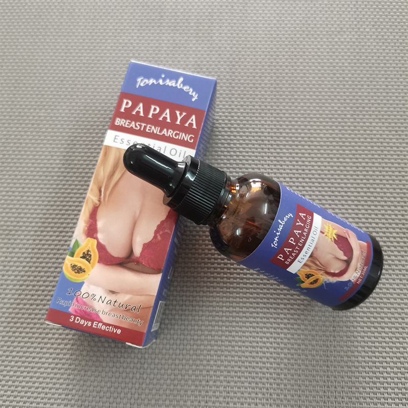 Papaya Breast​ Enlargement Essential Oil Increase Elasticity Enhancer Breast Cream Chest Big Bust Enlarging Bigger Body Care