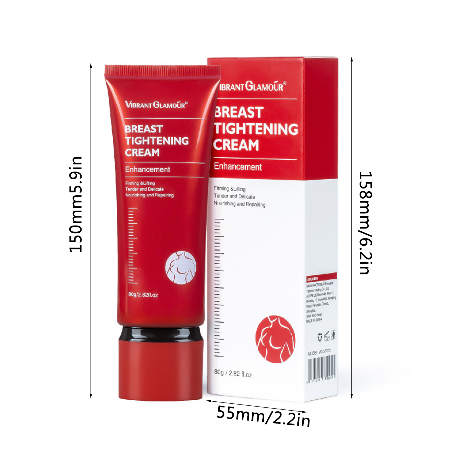 80g Breast Firming Cream Bust Firming Cream Intense Breast Enhancer For Natural Lift Firm Increase And Volumize The Breast