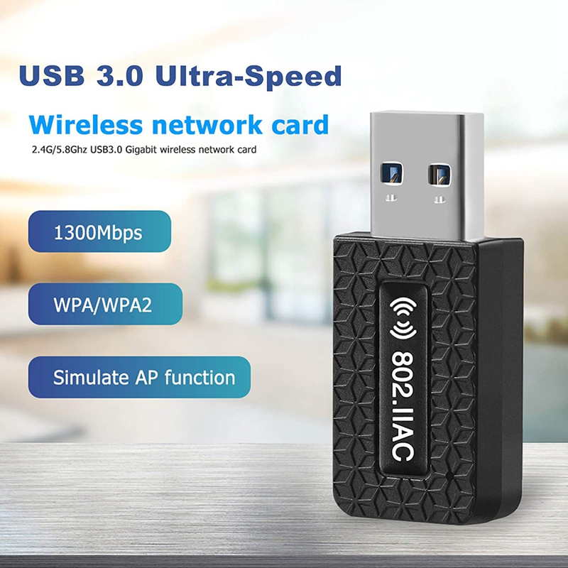 5ghz USB Wifi Adapter 5 Ghz Wi-fi Adapter Wi Fi Usb Wifi Antenna Dongle AC Network Lan Card Ethernet Wireless 5G Module For PC
