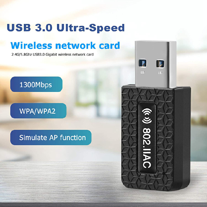 5ghz USB Wifi Adapter 5 Ghz Wi-fi Adapter Wi Fi Usb Wifi Antenna Dongle AC Network Lan Card Ethernet Wireless 5G Module For PC