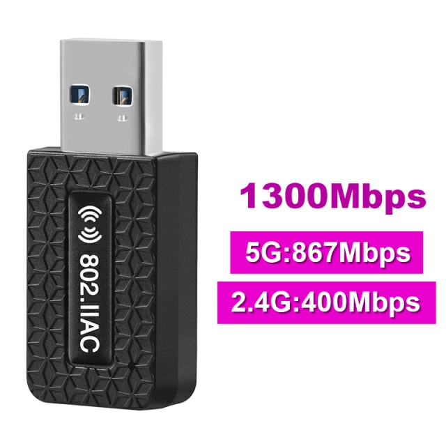 5ghz USB Wifi Adapter 5 Ghz Wi-fi Adapter Wi Fi Usb Wifi Antenna Dongle AC Network Lan Card Ethernet Wireless 5G Module For PC