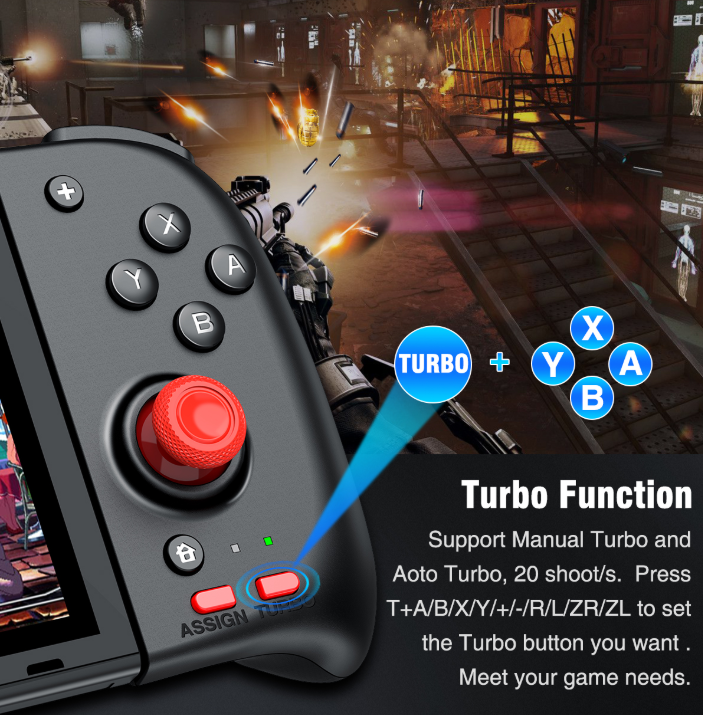 Handheld Grip Joystick Switch Gamepads For Switch /Switch Oled Video Games Joy-Con Joypad Controller