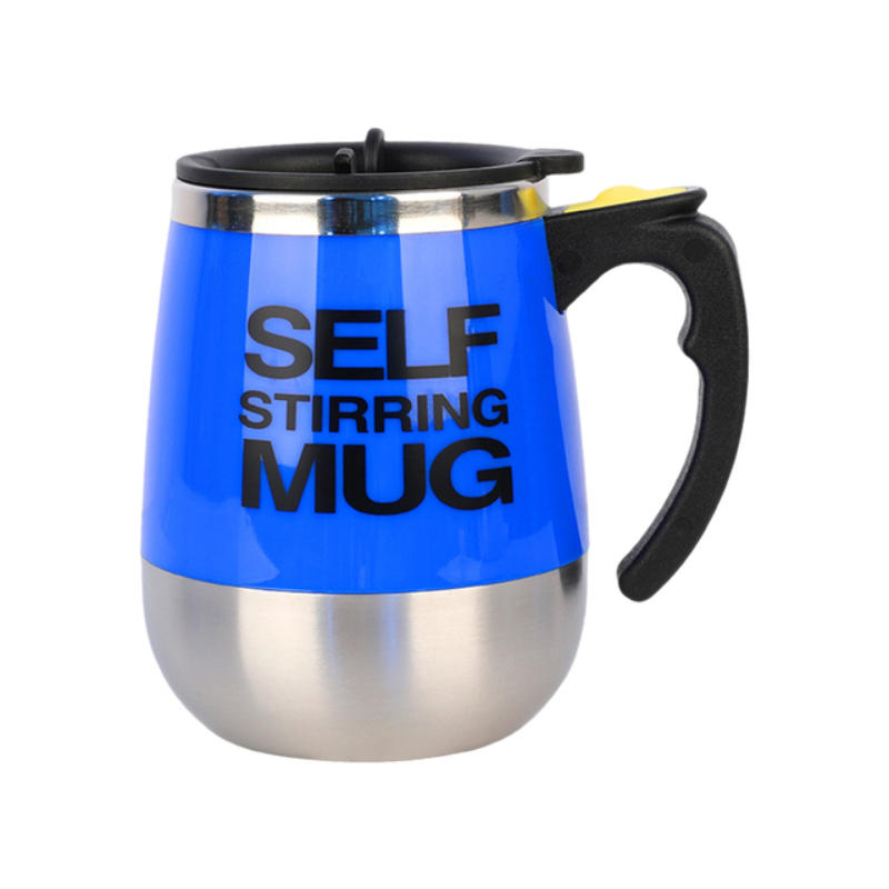 400mL Self Stirring Mug with Lid Automatic Stirring Coffee Cup Electric Stainless Steel Self Mixing Coffee Cup for Coffee Milk