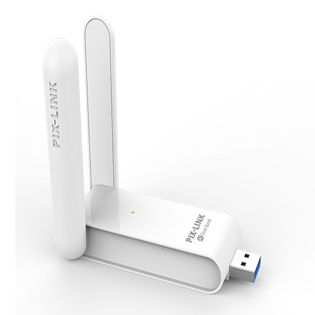 UAC03R 2.4G 5Ghz 600Mbps Usb Wireless Network Card Dongle Antenna AP Wifi Adapter Dual Band Wi-Fi Usb 2.0 Lan Ethernet