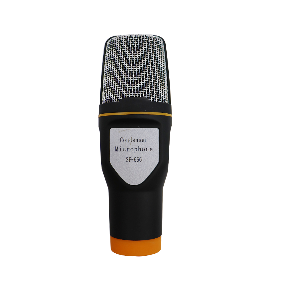 Microphone Handheld Portable Speaker Home KTV Player MIC For Computer Skype Chatting Gaming Podcast Recording