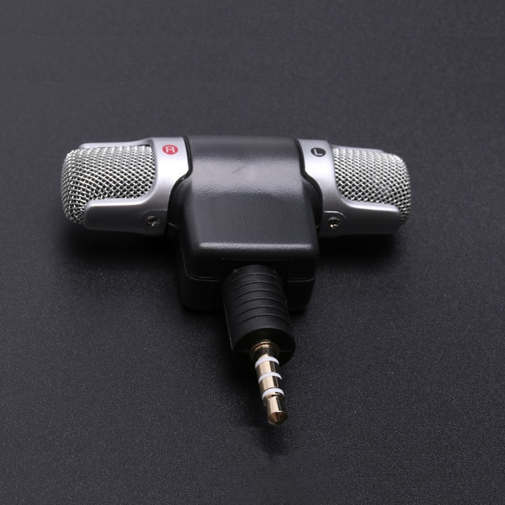 Mini 3.5mm Jack Microphone Stereo Mic For Recording Mobile Phone Studio Interview Microphone For Smartphone