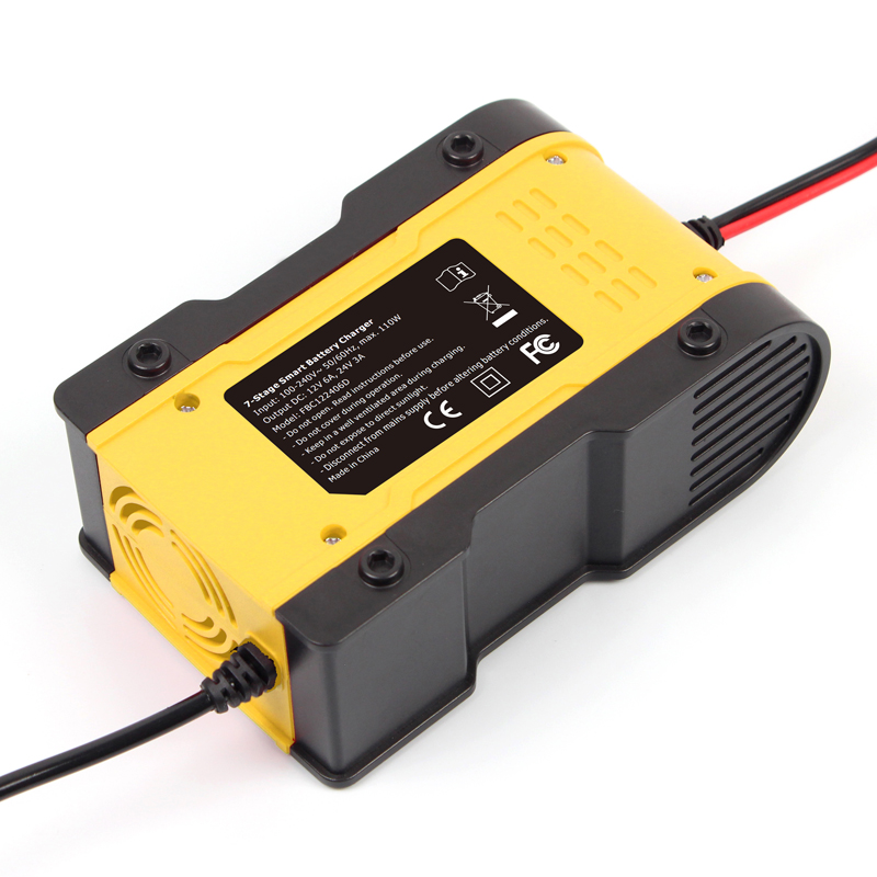 Automatic Smart Battery Charger For Cars & Motocycle 12V 24V Lead Acid LiFePO4 AGM Lithium Repair Maintainer & Desulfator