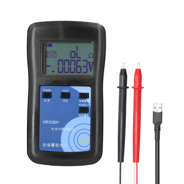 4-Wire Internal Resistance Tester YR1035/YR1030 Battery Internal Resistance Test Instrument 100V Electric Vehicle Group