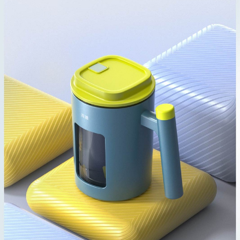 450ml Automatic Stirr Cup Water Cup Electric Magnetic Cup Stirring Cup High Borosilicate Glass Heat-Resistant Milk Coffee Cup