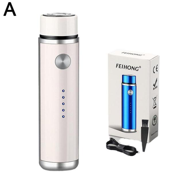 Mini Electric Shaver for Men Razor Portable Beard Trimmer Travel USB Car Washable Razor Rechargeable Face Shaver Travel Shaver
